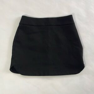 NWT Zara Asymmetrical Black Mini Skirt - Size XS